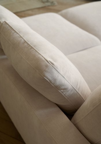 KAVE HOME Gala 3 pers. sofa, m. dobbelt chaiselong - beige stof (210cm)