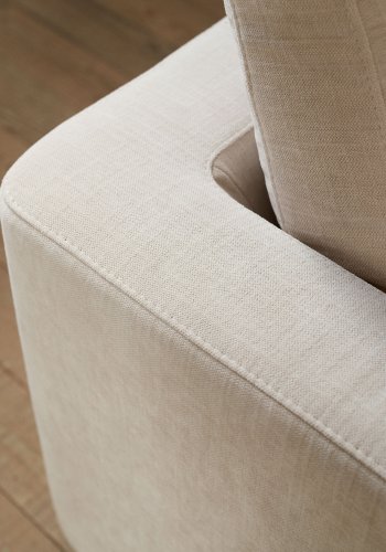 KAVE HOME Gala 6-seters sofa - beige stoff (390cm)