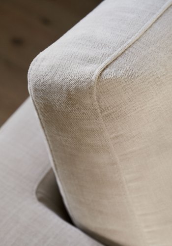 KAVE HOME Gala 4-seters sofa, med venstre sjeselong - beige stoff (300 cm)