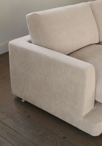 KAVE HOME Gala 3-seters sofa - beige stoff (210cm)