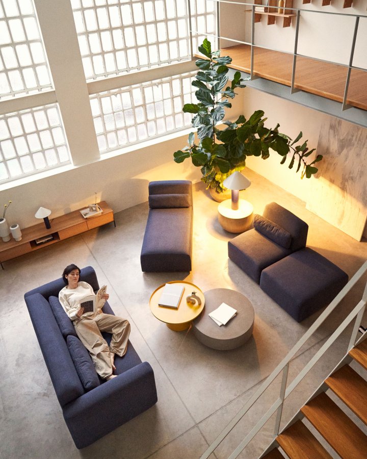 KAVE HOME Neom sjeselongmodul - bltt stoff