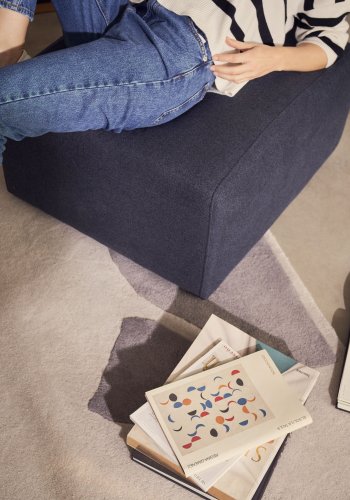 KAVE HOME Neom fotstttemodul - bltt stoff (75x64)