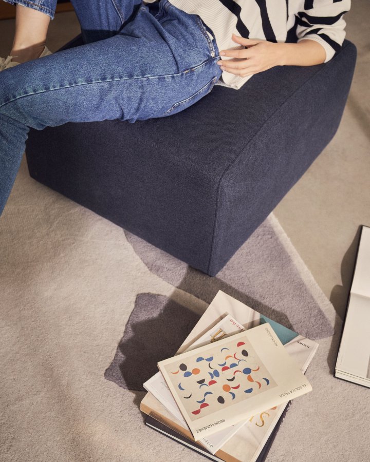 KAVE HOME Neom fotstttemodul - bltt stoff (75x64)