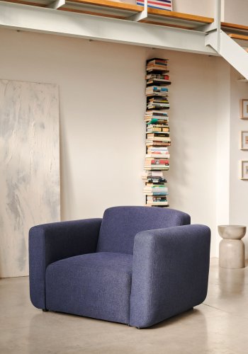KAVE HOME Neom modulr lenestol, med armlener - bltt stoff