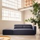 KAVE HOME Neom 2-personers modulsofa med ryggmodul - bltt stoff (244cm)