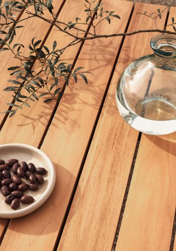 KAVE HOME Brenna vase, liten - klart resirkulert glass (H:18)