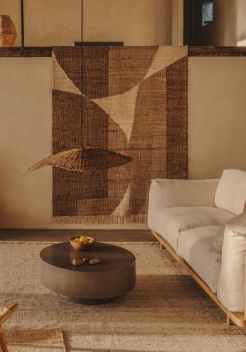 KAVE HOME Bisbal taklampeskjerm, kologisk - naturlig rotting (80)