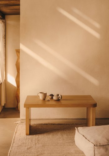 KAVE HOME Oaq salongbord, rektangulrt - naturlig eikefiner (82x60)