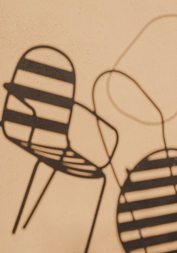 KAVE HOME Joncols hagestol, med armlener - grnn aluminium