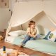 KAVE HOME Maralis tipi barneseng - hvit bketre (for 90x190 cm madrass)