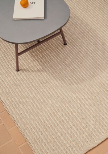 KAVE HOME Canyet teppe, rektangulrt - beige syntetiske fibre (160x230)