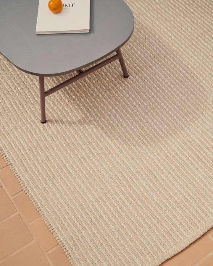 KAVE HOME Canyet teppe, rektangulrt - beige syntetiske fibre (160x230)