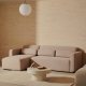 KAVE HOME Neom 3-personers modulsofa, med hyre/venstre sjeselong - beige stoff (263cm)