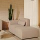 KAVE HOME Neom endepuffmodul - beige stoff (75x89)