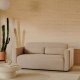 KAVE HOME Neom 2-personers modulsofa - beige stoff (188cm)