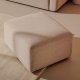 KAVE HOME Neom fotstttemodul - beige stoff (75x64)