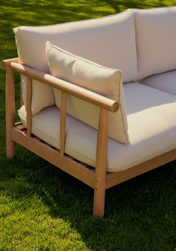 KAVE HOME Sacova utendrs 2-manns sofa - eukalyptustre (195cm)