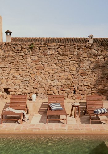 KAVE HOME Beila fluktstol - naturlig eukalyptustre