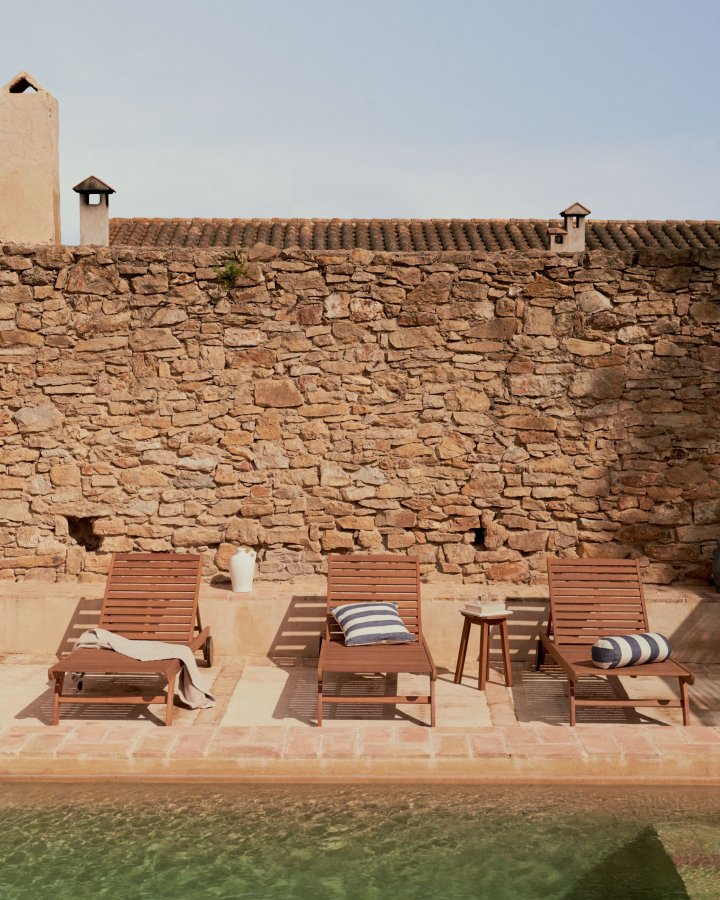 KAVE HOME Beila fluktstol - naturlig eukalyptustre