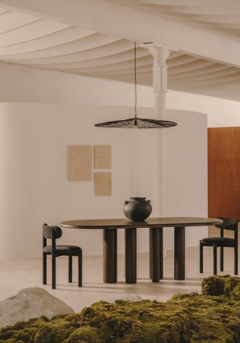 KAVE HOME Makai taklampe, rund - svart metall (100)