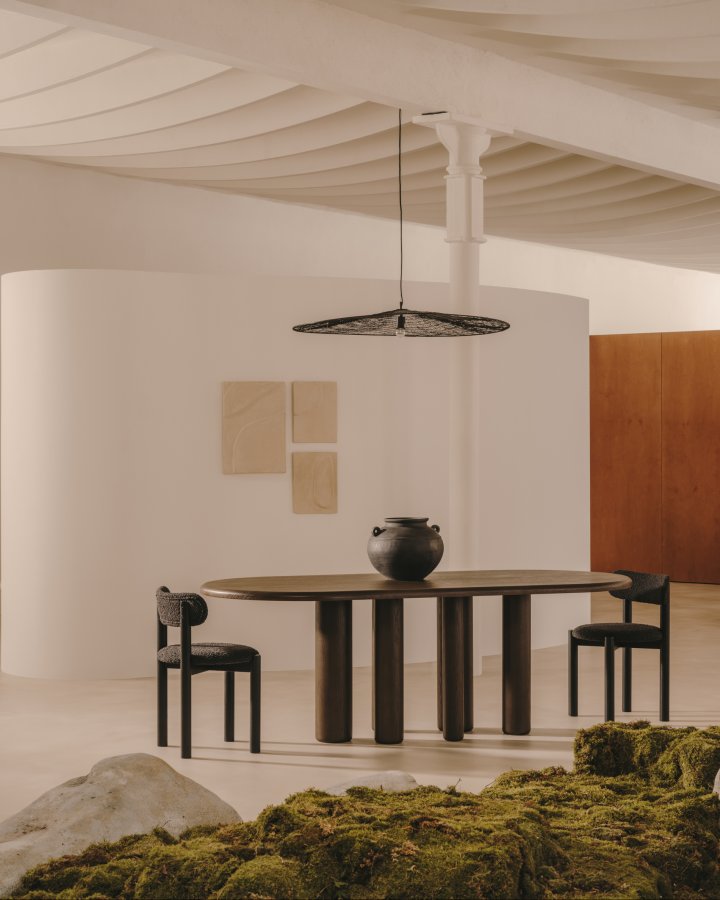 KAVE HOME Makai taklampe, rund - svart metall (100)