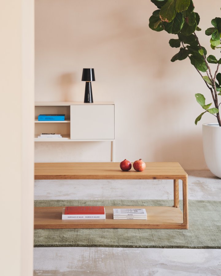 KAVE HOME Maymai salongbord, rektangulrt - naturlig eik (140x65)