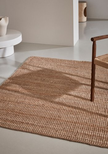 KAVE HOME Madelin-teppe i naturlig jute 160 x 230 cm
