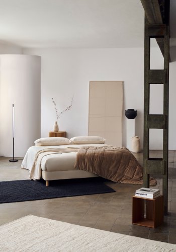 KAVE HOME Litto liten hyllemodul, rektangulr - brun valnttfinish (34x38)