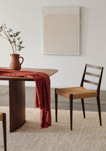 KAVE HOME Litto spisebord, rektangulrt - brun valnttfinish (240x100)