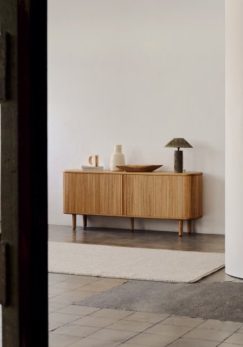 KAVE HOME Mailen skjenk, m. 2 drer - finer i naturlig ask (180x40)