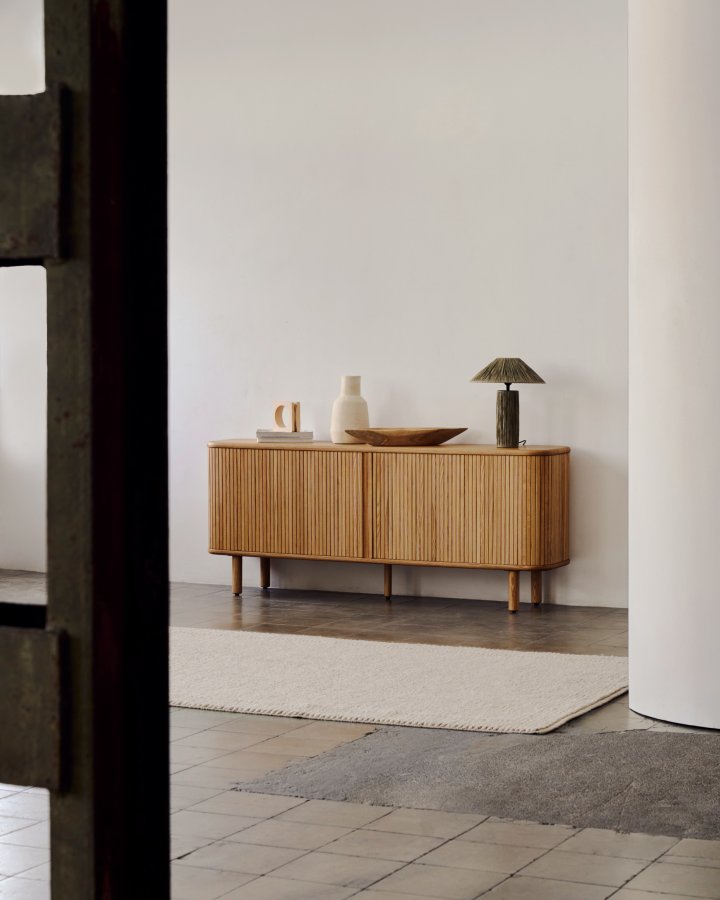 KAVE HOME Mailen skjenk, m. 2 drer - finer i naturlig ask (180x40)