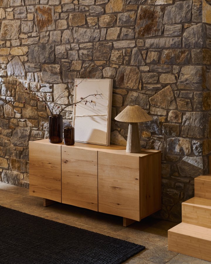 KAVE HOME Renee bordlampe - naturlig jute