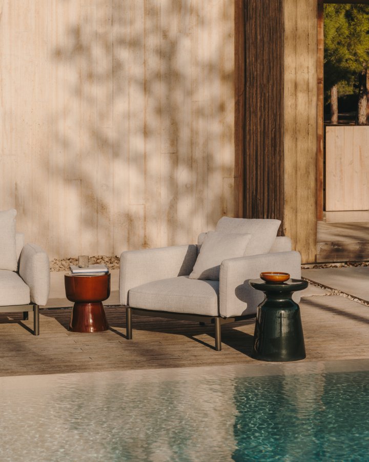 KAVE HOME Sorell pute i beige 45 x 45 cm