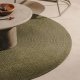 KAVE HOME Despas grnt rundt teppe laget av syntetiske fibre 200 cm