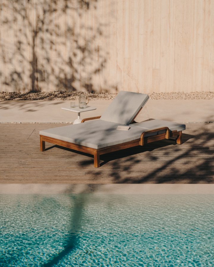 KAVE HOME Sonsaura dobbel solseng, m. 4 pos. - eukalyptus tre