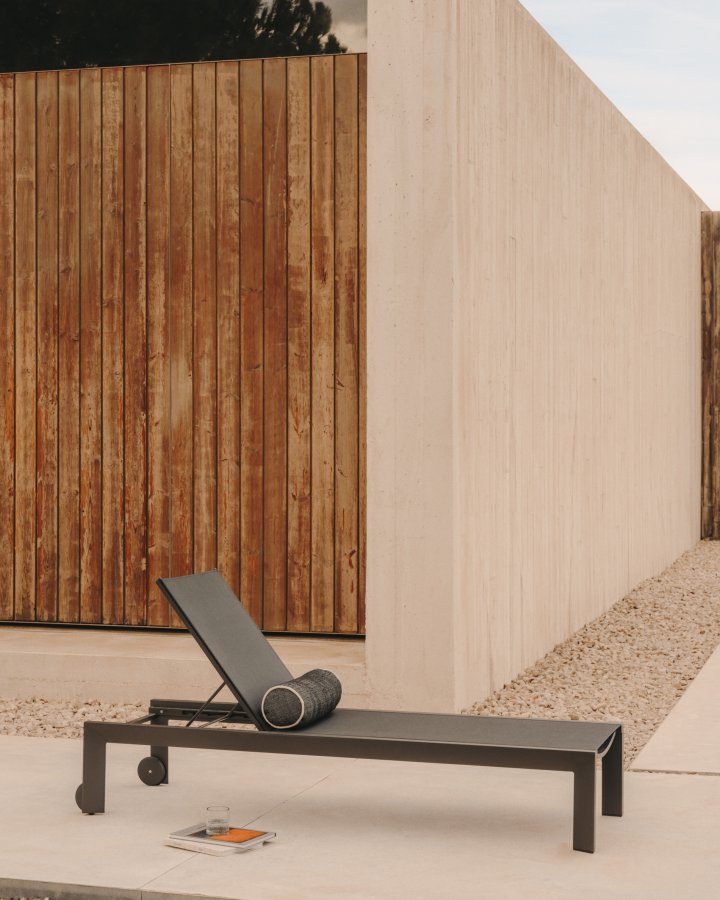 KAVE HOME Canutells solseng, m. 4 pos. - mrkegr aluminium