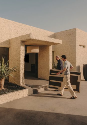 KAVE HOME Aiguablava stor utegryte, rund - svart betong (75)