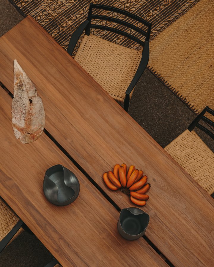 KAVE HOME Sashi spisebord, rektangulrt - naturlig teak (220x100)