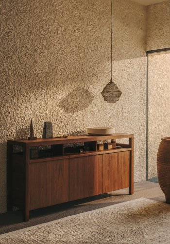 KAVE HOME Sarraco taklampe, rund - gulljern (30)