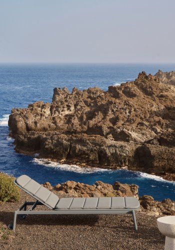 KAVE HOME Marcona solseng, m. 4 pos. - hvit aluminium