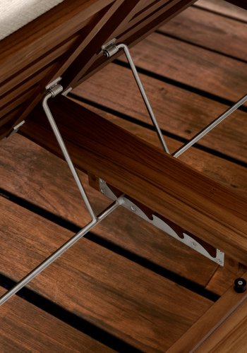 KAVE HOME Turqueta dobbel solstol laget av FSC 100 % heltre teak