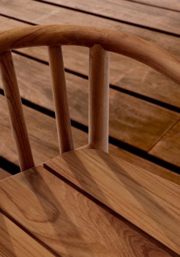 KAVE HOME Turqueta utekrakk laget av FSC 100 % heltre teak, hyde 65 cm