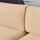KAVE HOME Turqueta 3-sits soffa av massiv teak 230 cm FSC 100%.