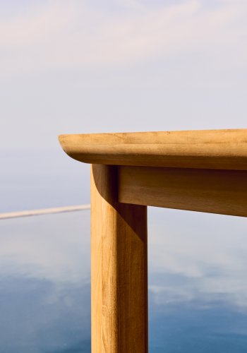 KAVE HOME Icaro hagebord, rektangulrt - naturlig teak (220x102)