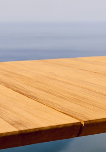 KAVE HOME Icaro hagebord, rektangulrt - naturlig teak (220x102)