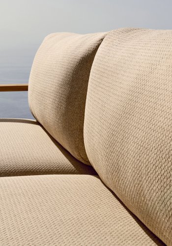 KAVE HOME Tirant 3-manns sofa - naturlig teak (212cm)