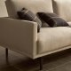 KAVE HOME Galene 3-seters sofa - beige resirkulerte fibre og jern