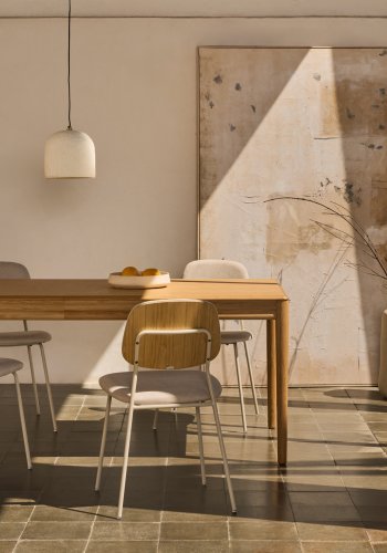 KAVE HOME Lenon uttrekksbord i naturlig FSC Mix Credit heltre eik og finr 200(280)x90