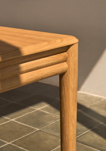 KAVE HOME Lenon uttrekksbord i naturlig FSC Mix Credit heltre eik og finr 200(280)x90