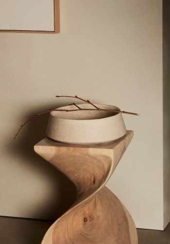 KAVE HOME firkantet Hakon sidebord - naturlig mungurtre (30x30)